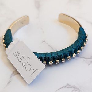 J.Crew Factory Ribbon-Wrapped Cuff Bracelet